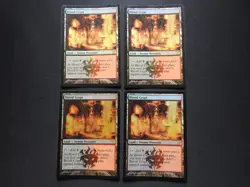 4x Blood Crypt FOIL HP/DMG [Dissension] Mtg Magic Free Priority Mail! - Image 1