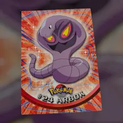 Pokemon Topps - Arbok #24 (Black Logo) - TV Animation Edition - MP - Image 1