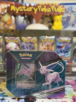 Pokemon TCG - V Heroes Tin: Espeon V - 5 Sealed Booster Packs - Image 1