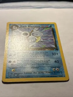 2000 POKEMON TCG Dark Blastoise 20/82 Team Rocket WOTC Rare Vintage Card LP - Image 3
