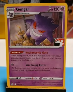 Gengar 066/196 Prize Pack Series Pokemon Play! Stamp Promo LP Condition t - Image 1