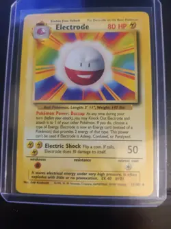 Pokemon TCG - Electrode - 21/102 - Unlimited Base Set - LP Rare (1999) - Image 4