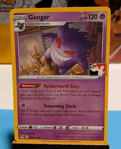 Gengar 066/196 Prize Pack Series Pokemon Play! Stamp Promo LP Condition s - Image 1