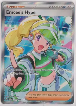 Pokemon - Emcee's Hype 220/182 Sv10: Destined Rivals Holo - Image 1