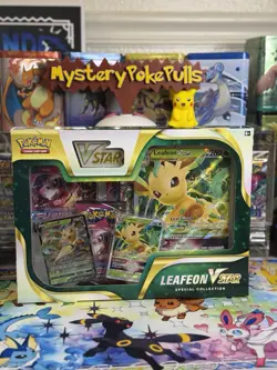 Pokemon TCG Leafeon VStar Special Collection Sword & Shield (Factory Sealed) - Image 1