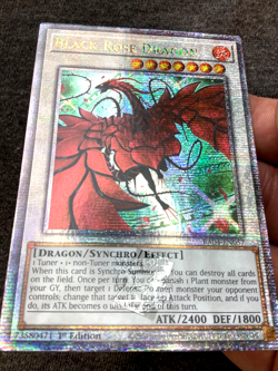 Black Rose Dragon (Alt Art) RA04-EN057 Quarter Century Secret Rare -Yugioh [NM] - Image 3