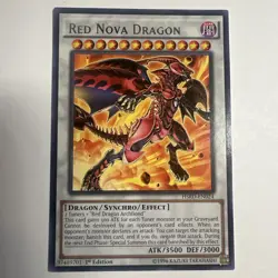 YUGIOH RED NOVA DRAGON - HSRD-EN024 - 1ST ED - NM - Image 1