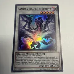 Yugioh Samsara, Dragon of Rebirth DUEA-EN052 Super Rare NM - Image 1