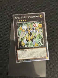 Yugioh! Number S39: Utopia the Lightning - RA04-EN251 - Platinum Secret Rare - Image 1