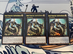 Yugioh Number 69 Heraldy Crest - Dark Matter Demolition x3 Ultra Rare ALIN-EN046 - Image 1