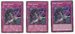 3X Ebon Arrow CRMS-EN069 - Yugioh Yu Gi Oh! 3 Playset - Image 1