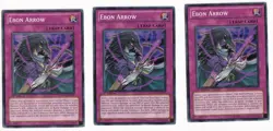 3X Ebon Arrow DP11-EN021 - Yugioh Yu Gi Oh! Playset 1st Edition - Image 1