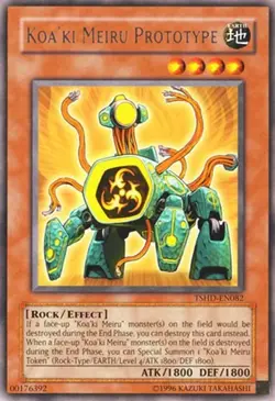 Koa'ki Meiru Prototype - TSHD-EN082 - NM - Rare - Unlimited - Yugioh - Image 1