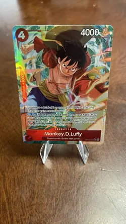 Monkey.D.Luffy (Alternate Art) OP12-015 Legacy of the Master Foil One Piece Card - Image 1