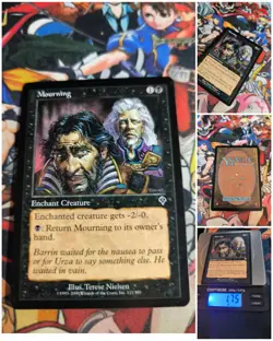 Mourning 🇬🇧 Nm Mtg Invasion 2000 Magic Card Black Og Enchant - Image 1