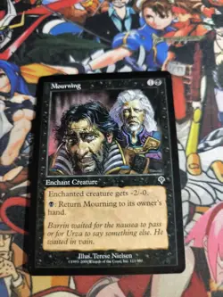 Mourning 🇬🇧 Nm Mtg Invasion 2000 Magic Card Black Og Enchant - Image 2