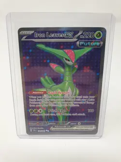 Iron Leaves ex 186/162 Temporal Forces Full Art Double Rare Pokemon TCG Card ENG - Image 3