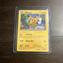 Pokemon Card Pikachu 20/108 Build a Bear Promo 2016 Non Holo Played - Image 1