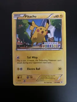Pokemon Card Pikachu 20/108 Build a Bear Promo 2016 Non Holo Played - Image 1