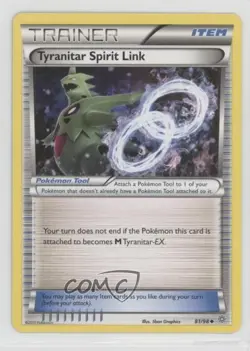 Tyranitar Spirit Link Pokemon XY Ancient Origins #81 1l78 - Image 1