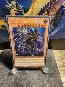 ** LORD OF THE HEAVENLY PRISON ** PRISMATIC SECRET RARE MP22-EN205 (NM) YUGIOH! - Image 1