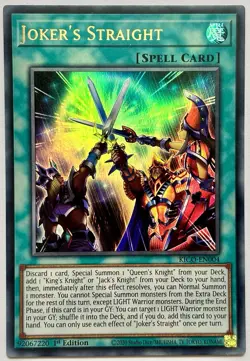 KICO-EN004 Joker's Straight - Ultra Rare 1st Edition Near Mint YuGiOh - Image 1