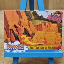 Topps Pokemon Pikachu Vacation The "Tail" End Of The Race No.50 Black Back Card - Image 1