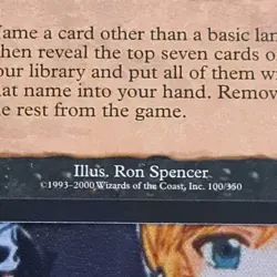 Desperate Research Invasion Nm Magic the Gathering Mtg OG Card Rare - Image 4