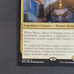 MTG - 1x Minsc Beloved Ranger - Adventures in the Forgotten Realms - NM - 2021 - Image 3