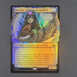 MTG - ​1x Malcolm Alluring Scoundrel - Lost Caverns of Ixalan Showcase Foil NM - Image 2