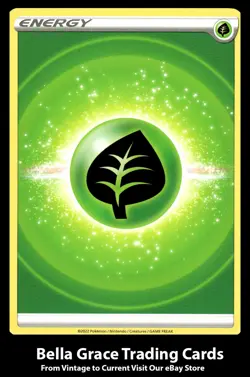2022 Crown Zenith Grass Energy #Unnumbered Pokemon TCG - Image 1