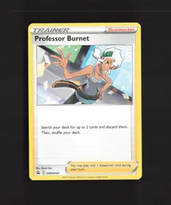 Professor Burnet SWSH167 Sword & Shield Black Star Promo Pokemon Card NM - Image 1