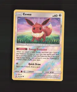 Eevee 101/149 Sun & Moon Reverse Holo Pokemon Card LP - Image 1