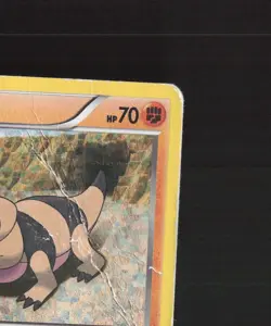 Sandile 8/12 McDonalds 2011 Promo Holo Rare Pokemon Card DMG - Image 4