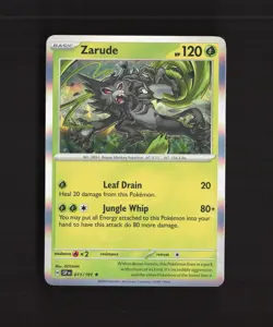 Zarude 011/191 Surging Sparks Holo Rare Pokemon Card NM - Image 1