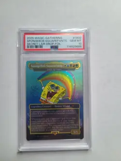 MTG SpongeBob SquarePants FOIL PSA 10 GEM MINT SpongeBob Magic Card SLD #1932 - Image 2