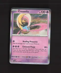 Cresselia 021/064 Shrouded Fable Holo Rare Pokemon Card NM - Image 1
