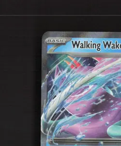 Walking Wake ex SVP 127 Scarlet & Violet Black Star Promo Holo Pokemon Card DMG - Image 3