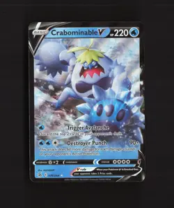 Crabominable V 076/264 Fusion Strike Ultra Rare Holo Pokemon Card - Image 3