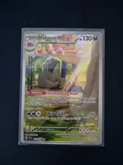 Mabosstiff Illustration Rare Holo Pokemon Card (Scarlet Violet Base Set - Mint) - Image 1