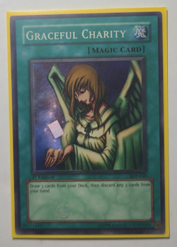 Graceful Charity SDP-040 (Super Rare) Card for the Yugioh! Trading Card Game - Image 1