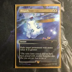 MTG FINAL FANTASY WPN Foil Despark WPN Promo (NM) Commander Promo VERY RARE - Image 1