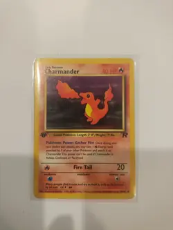 Charmander - 1st Edition - Team Rocket - 50/82 - Pokemon Card LP - Image 1