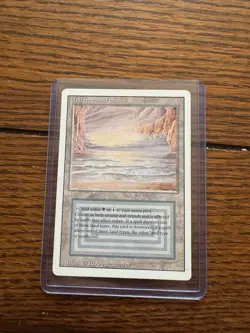 MTG Magic the Gathering Underground Sea Dual Land Revised Edition - Image 1