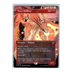 Nova Hellkite #309 Borderless Rare MTG 2025 Edge of Eternities (EOE) - Image 1