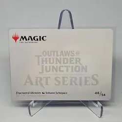 MTG Fractured Identity Art Card 46/54 Outlaws of Thunder Junction OTJ Art Series - Image 2