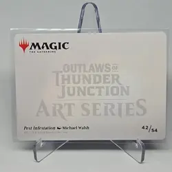 MTG Pest Infestation 42/54 Art Card Outlaws of Thunder Junction OTJ Art Series - Image 2