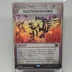 MTG Electrodominance FOIL Outlaws of Thunder Junction (R) OTP 23 - Image 1
