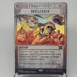 MTG Skullcrack FOIL Outlaws of Thunder Junction (R) OTP 27 - Image 1