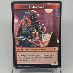 MTG Mercenary Token Outlaws of Thunder Junction (T) OTJ 10 - Image 1